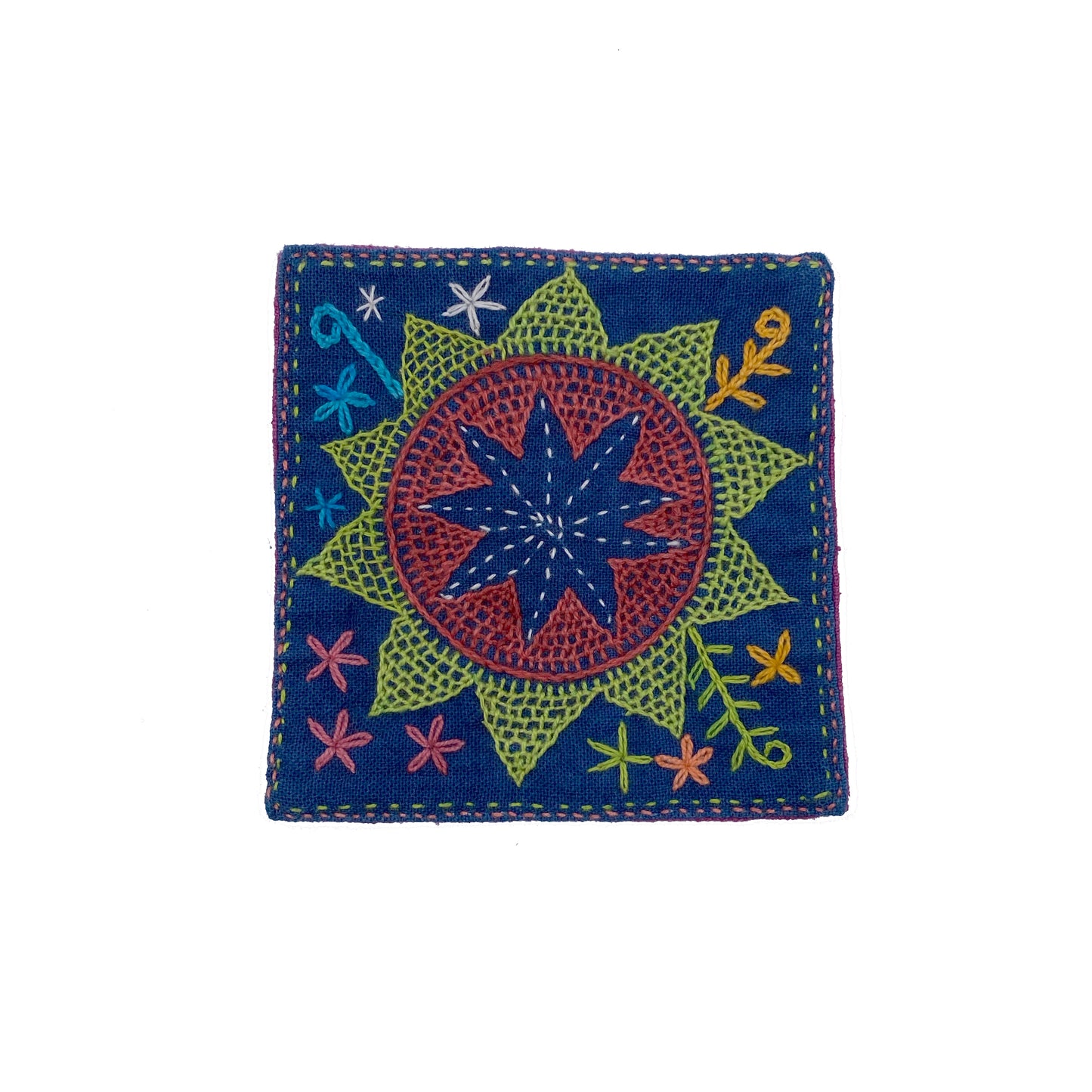 Lanten hand embroidered coasters
