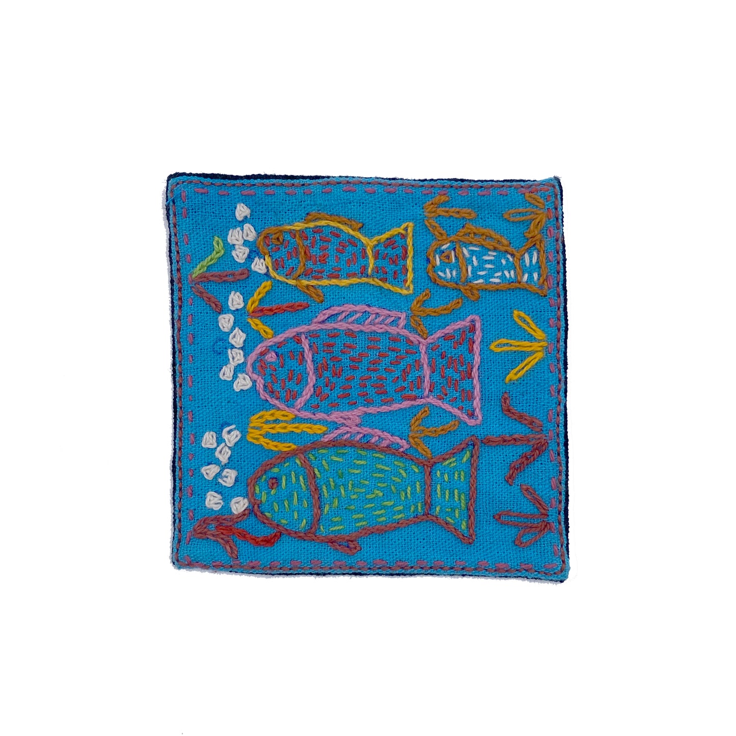 Lanten hand embroidered coasters